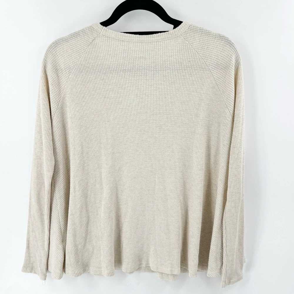 ✅ FREE PEOPLE We The‎ Free Rockabilly Thermal Swing Top CREAM SIZE SMALL